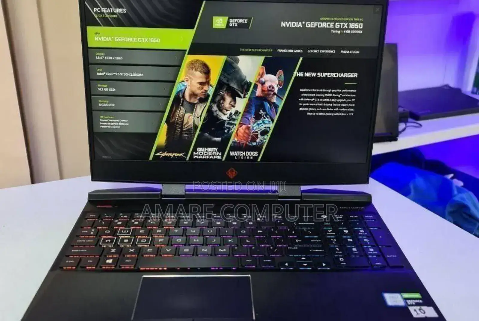 New Laptop HP Omen X 8GB Intel Core I5 HDD+SSD 1T