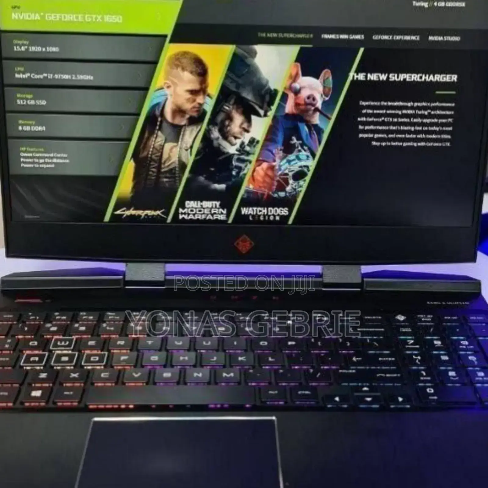 New Laptop HP Omen X 16GB Intel Core I5 HDD+SSD 1T