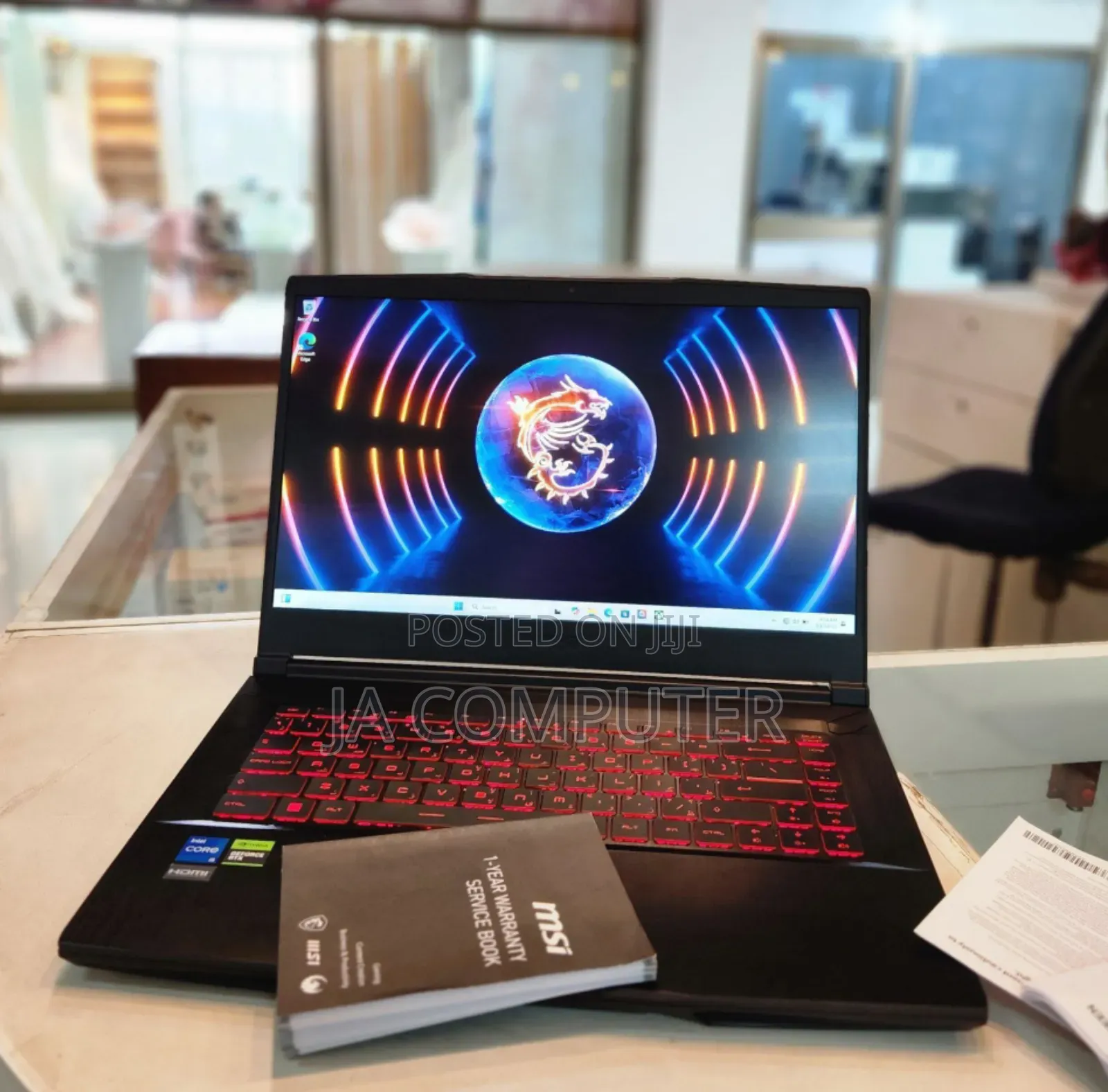 New Laptop MSI GF63 32GB Intel Core I5 SSD 512GB
