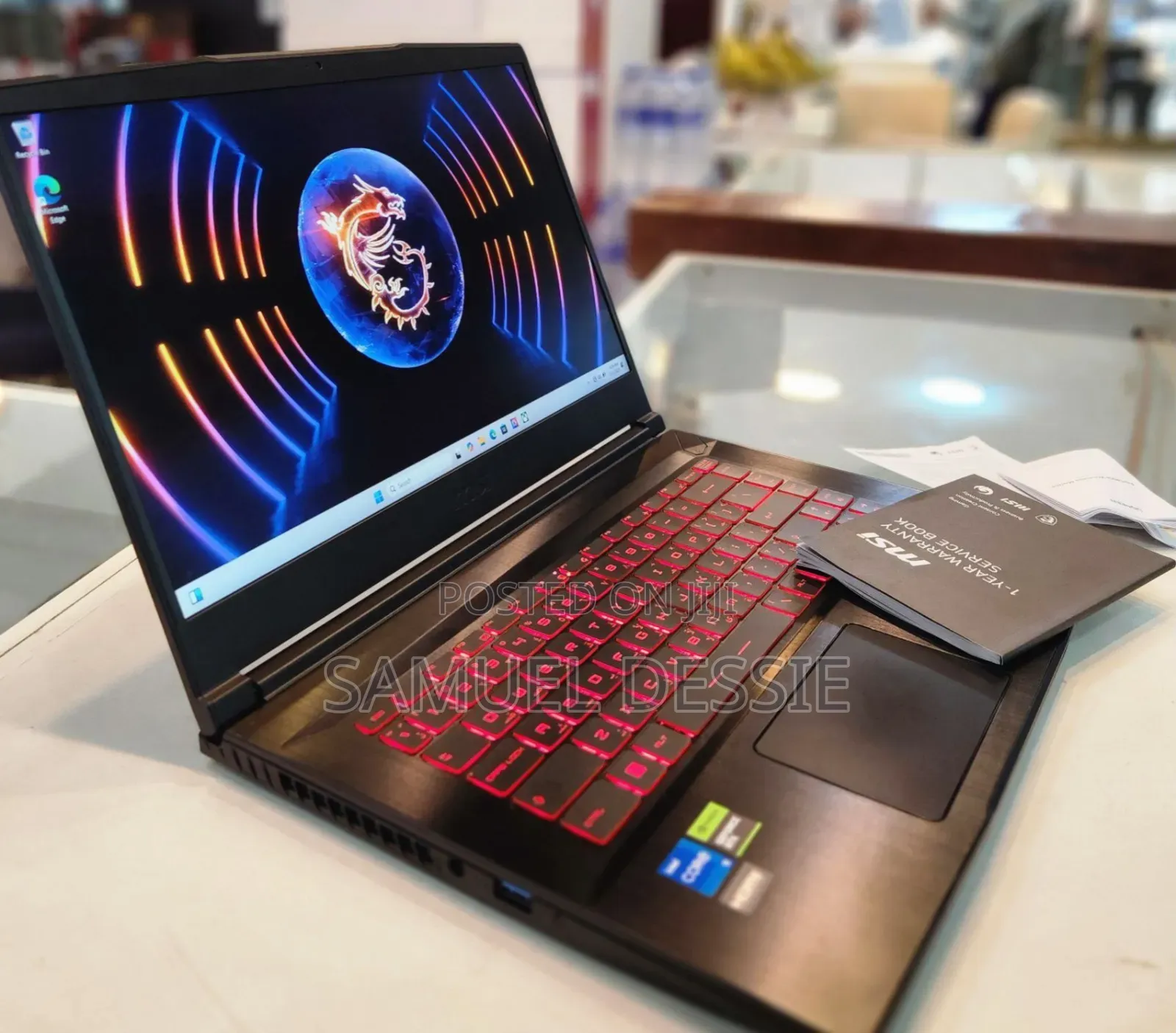 New Laptop MSI GF63 32GB Intel Core I5 SSD 512GB