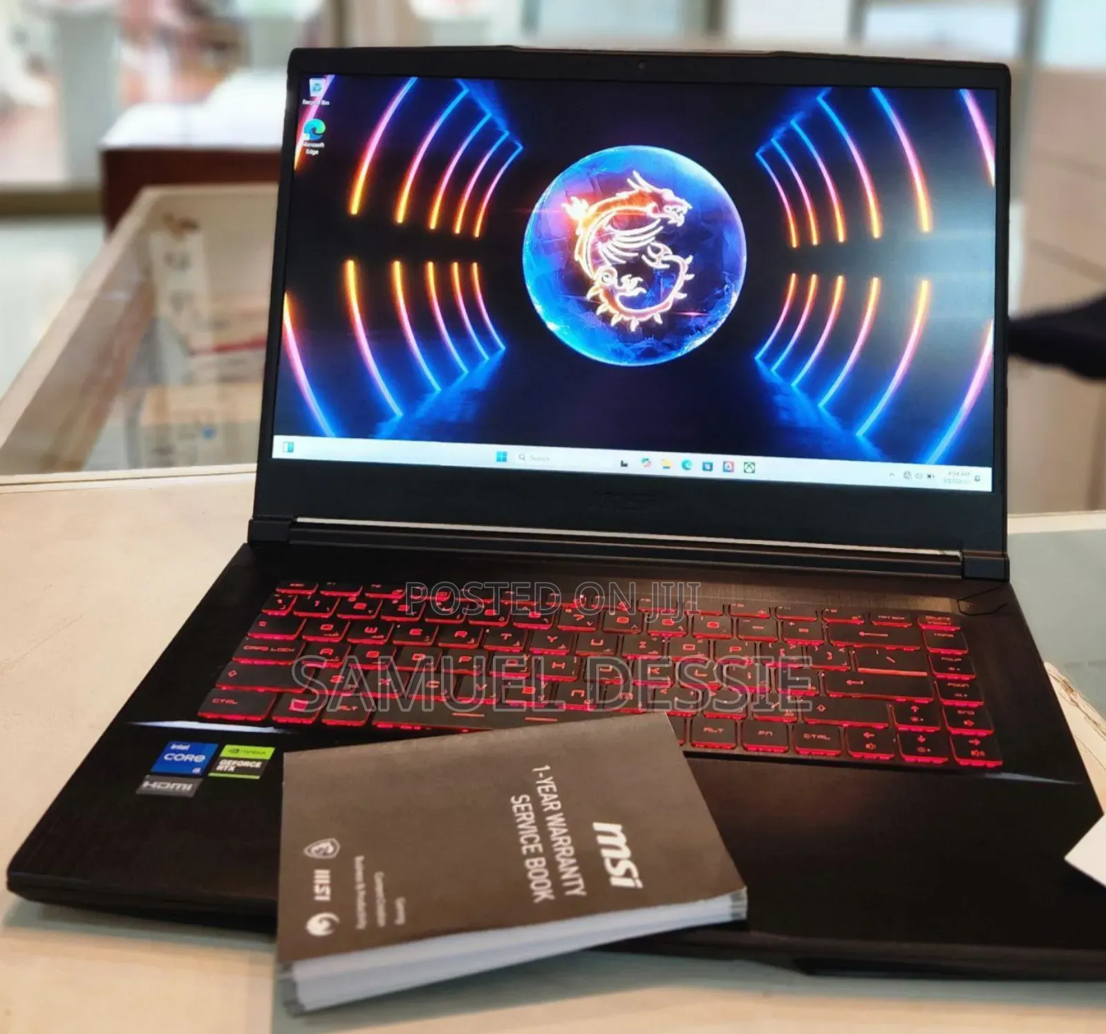 New Laptop MSI GF63 32GB Intel Core I5 SSD 512GB