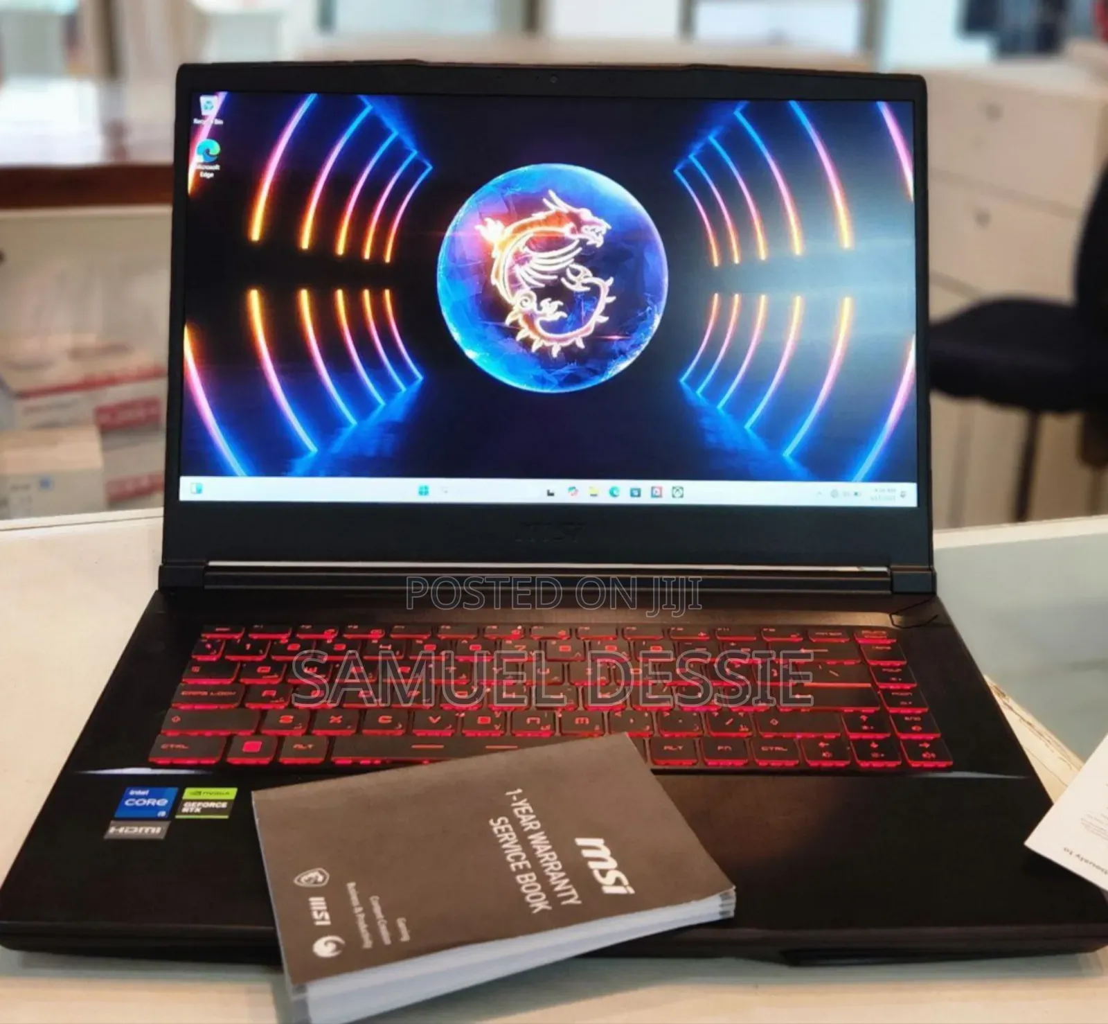 New Laptop MSI GF63 32GB Intel Core I5 SSD 512GB