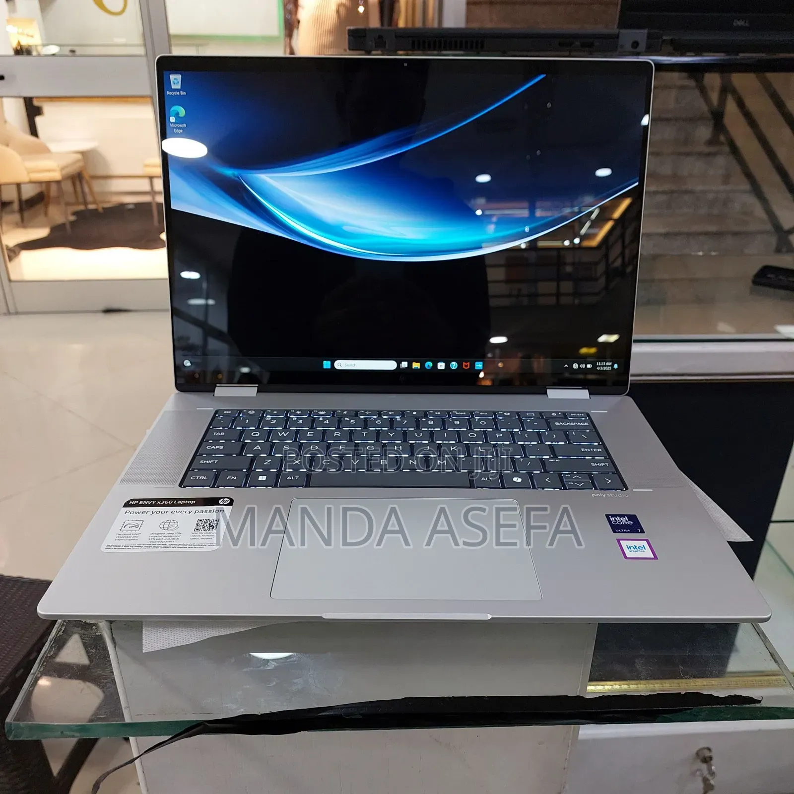 New Laptop HP Envy X360 16GB Intel Core Ultra 7 SSD 1T