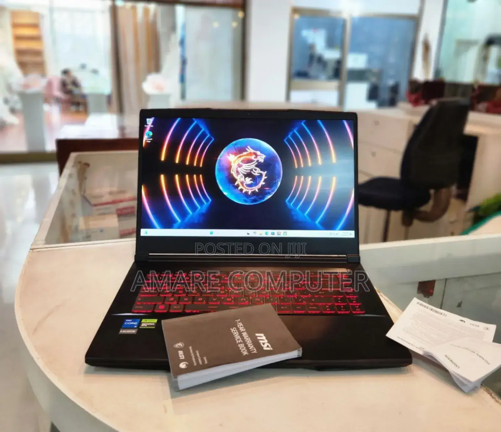 New Laptop MSI GF63 32GB Intel Core I5 SSD 512GB