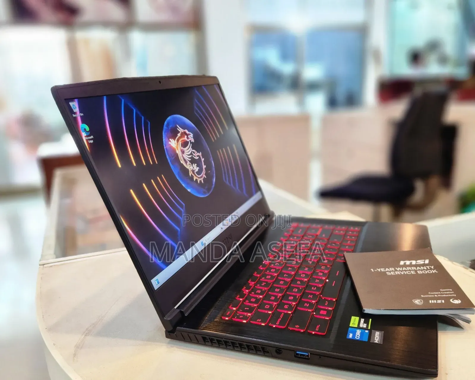 New Laptop MSI GF63 32GB Intel Core I5 SSD 512GB