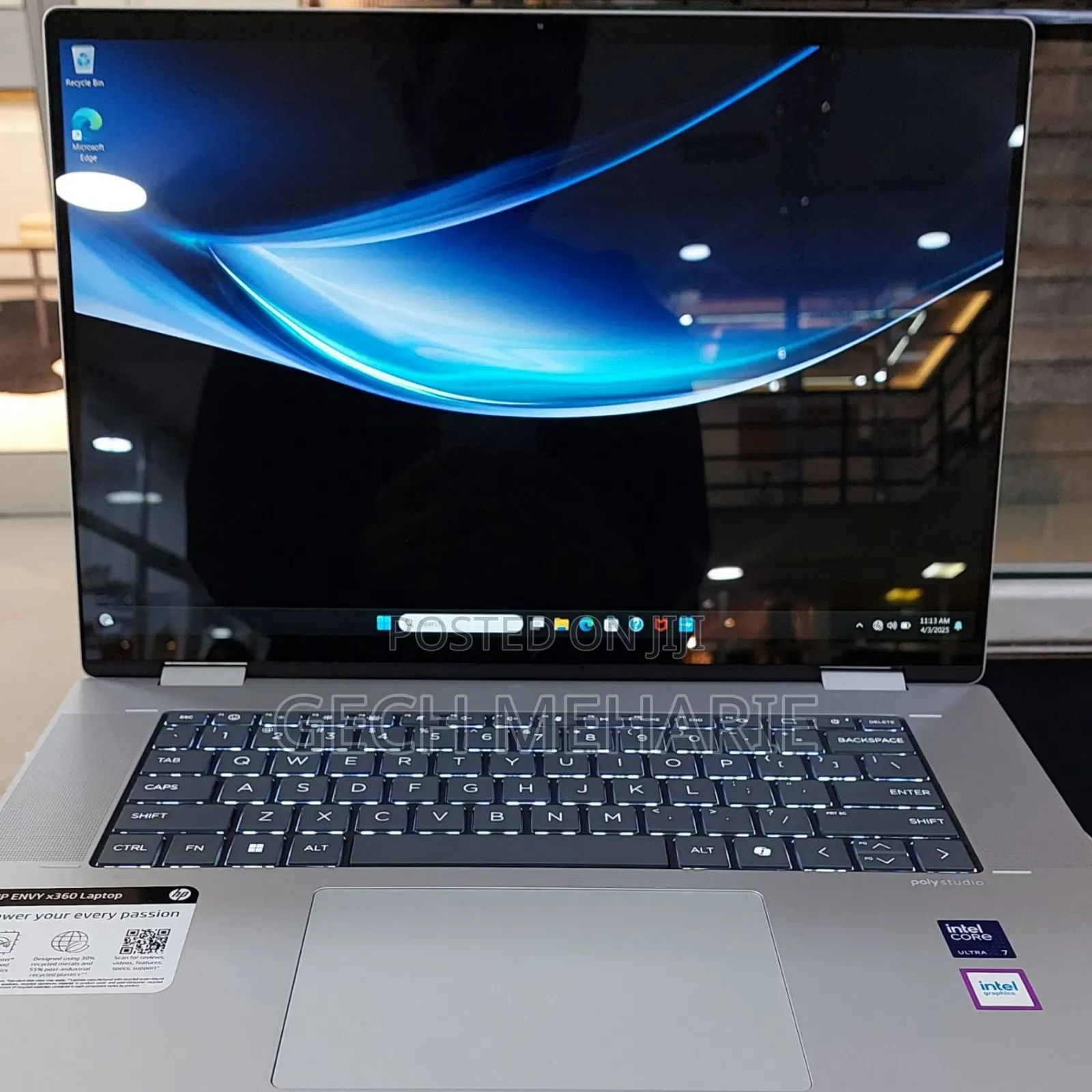 New Laptop HP Envy X360 16GB Intel Core Ultra 7 SSD 1T