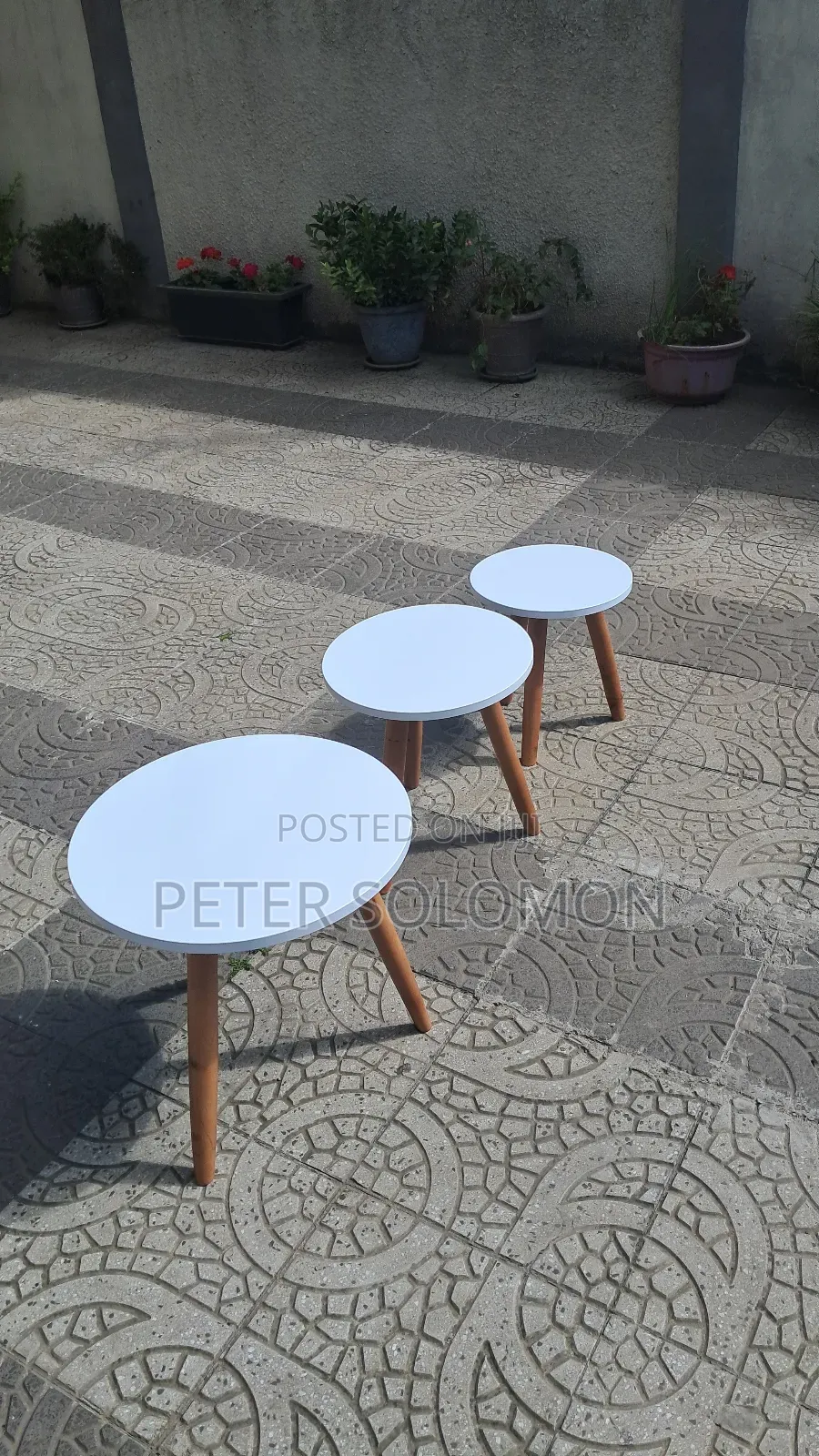 Coffee Table Glossy White Color