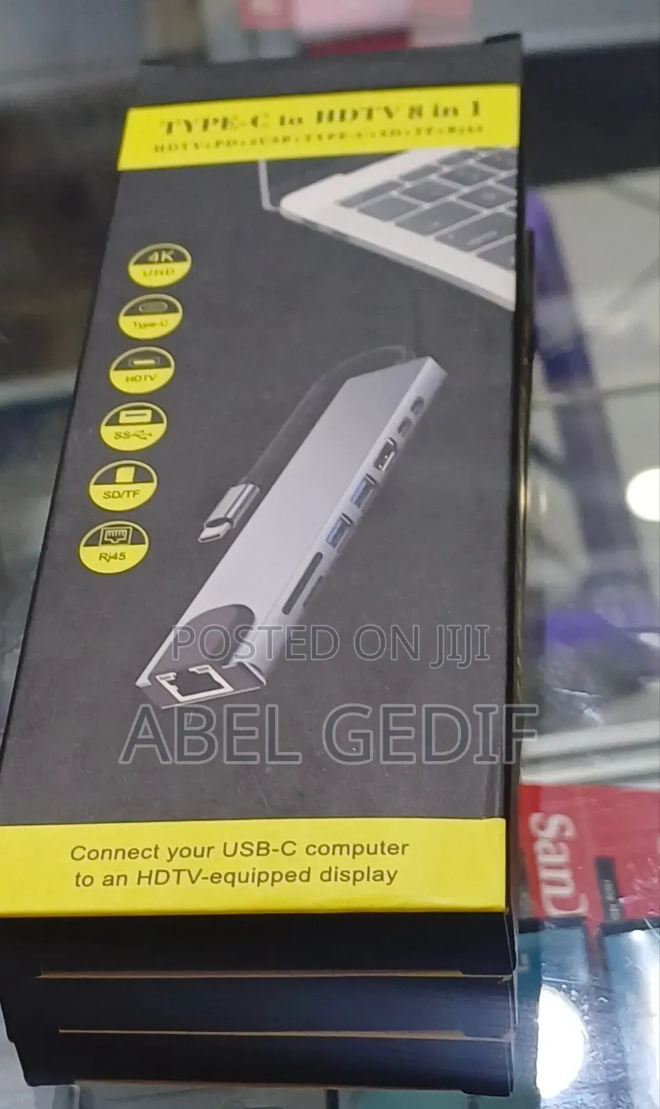 Type C to HDTV and 8 in 1 Multi Converter