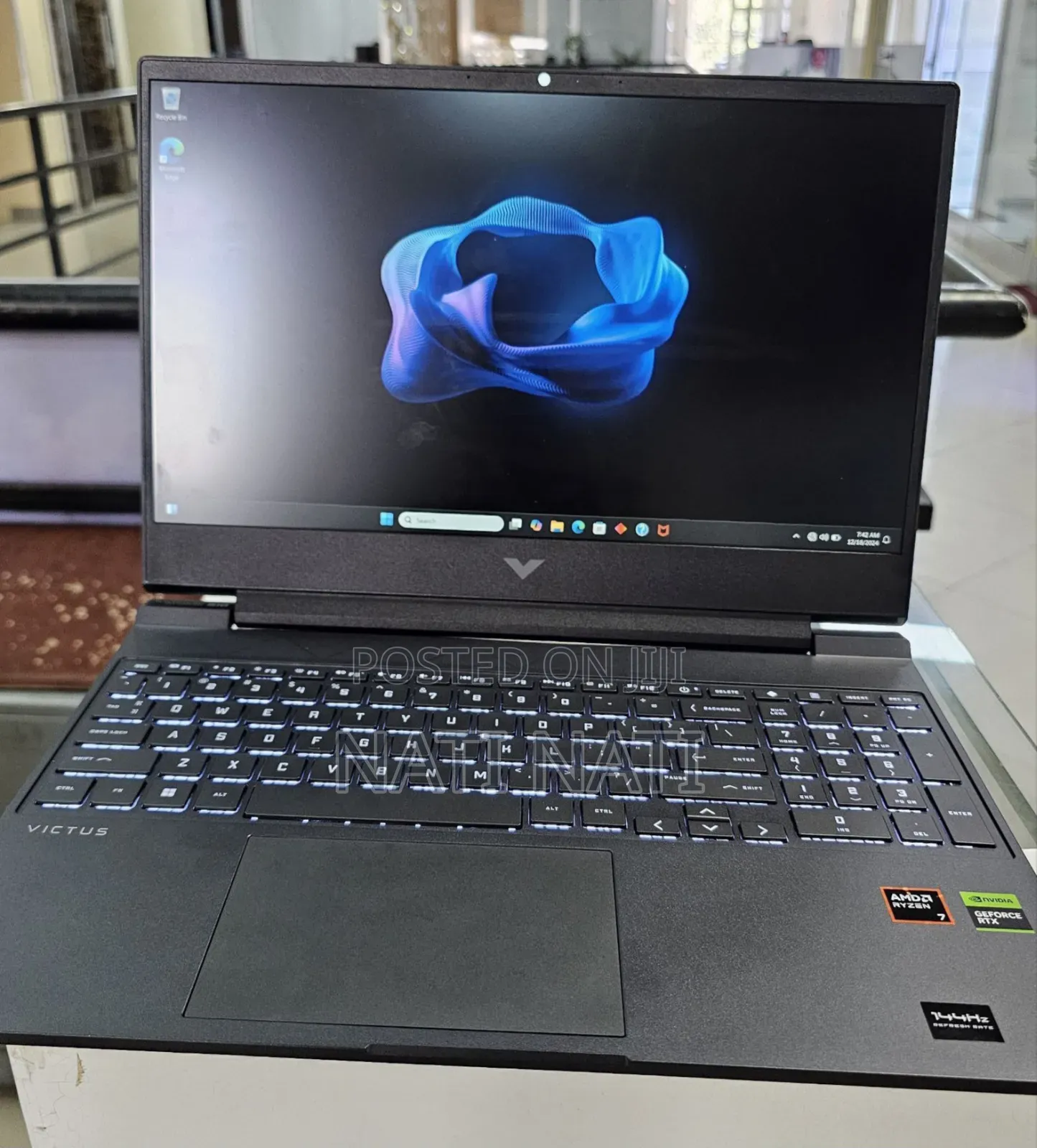 New Laptop HP Victus 15 16GB AMD Ryzen 7 SSD 512GB