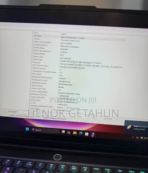 New Laptop Lenovo Legion 7 16GB Intel Core I7 SSD 512GB