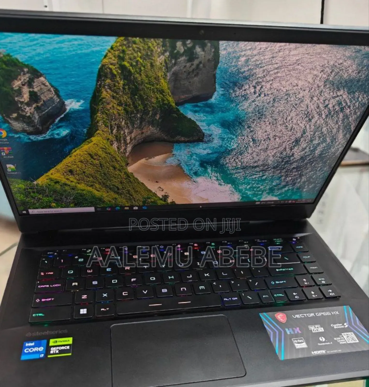 New Laptop MSI GP66 Raider 10GU 32GB Intel Core i7 SSD 1T