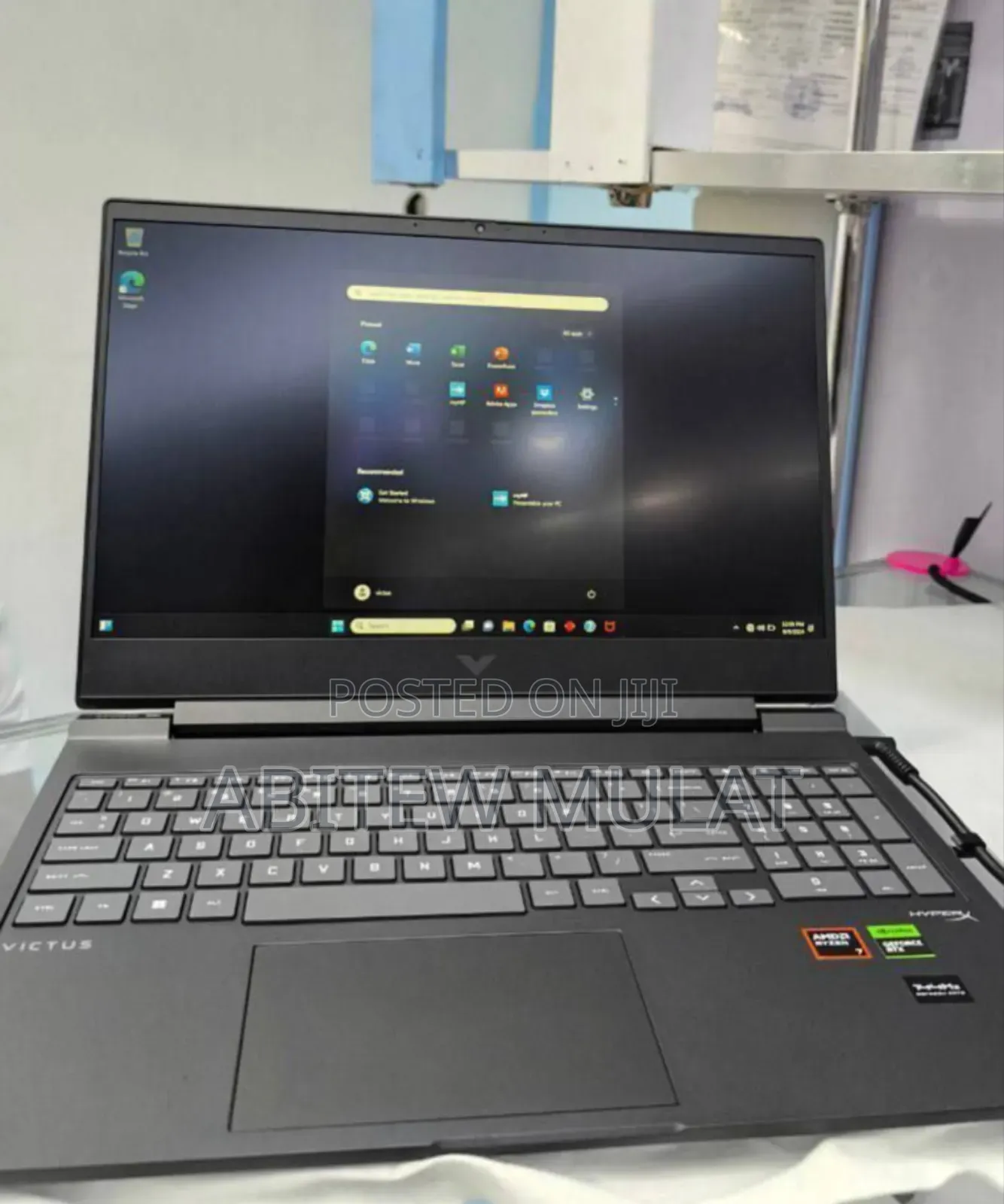 New Laptop HP Victus 16 16GB AMD Ryzen 7 SSD 1T