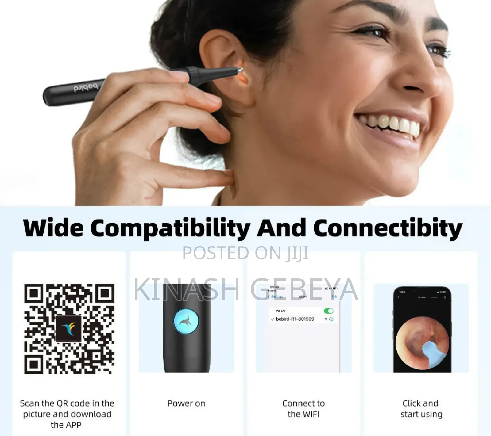 Xiaomi Smart Visual Ear Cleaner(ዘመናዊ የጆሮ ማፅጃ)