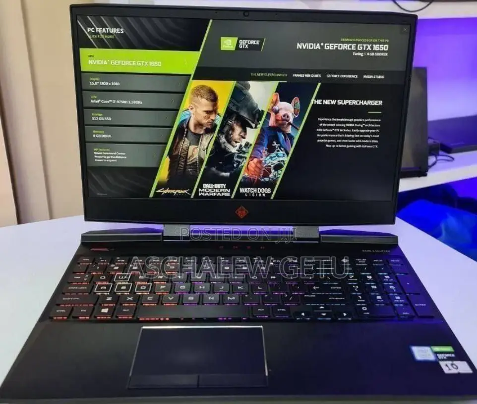 New Laptop HP Omen X 8GB Intel Core I7 SSD 128GB