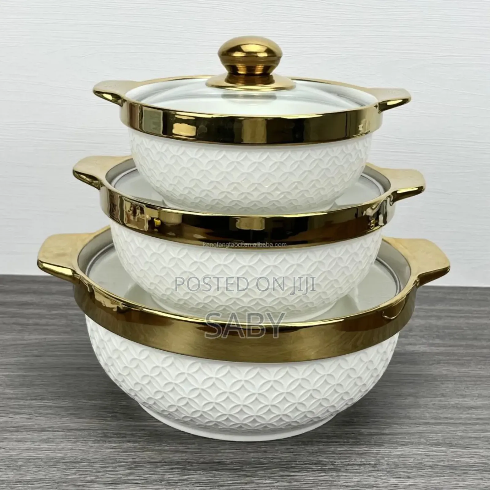 Porcelain Soup Pot 3 Pieces