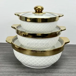 Porcelain Soup Pot 3 Pieces