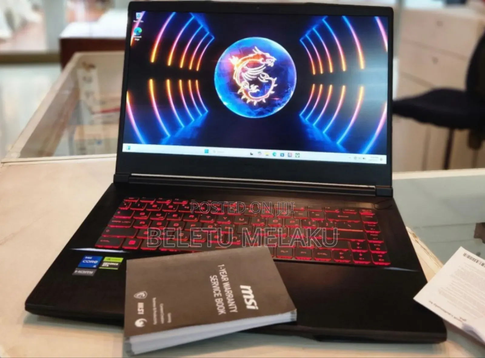 New Laptop MSI GF63 32GB Intel Core I5 SSD 512GB