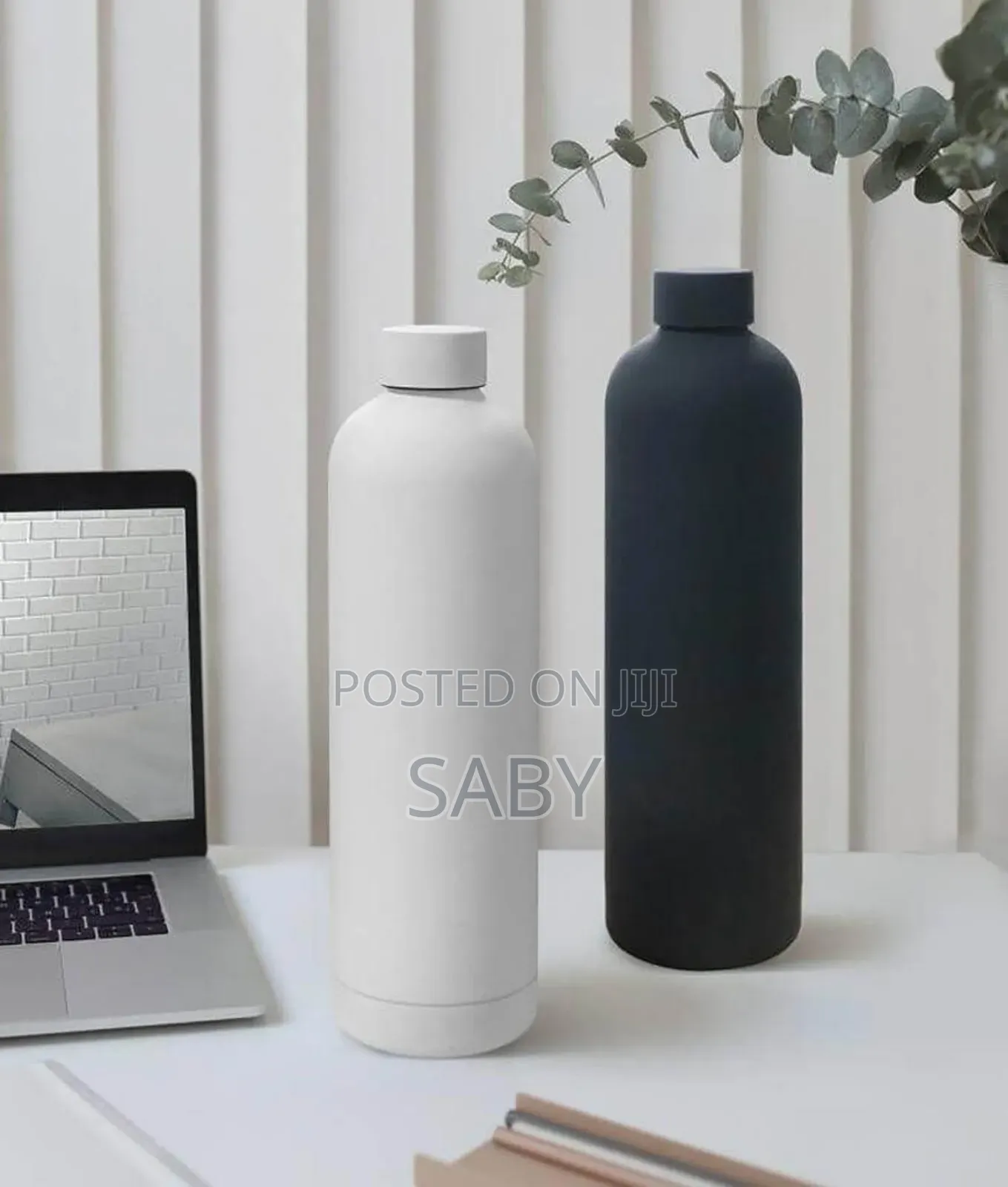 Double Wall Stainless Steel Soft Touch Water Bottle