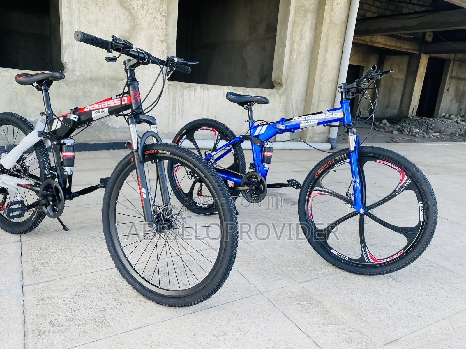 Folding Bergasso Bike 7 Marsh Original Shimano Gear