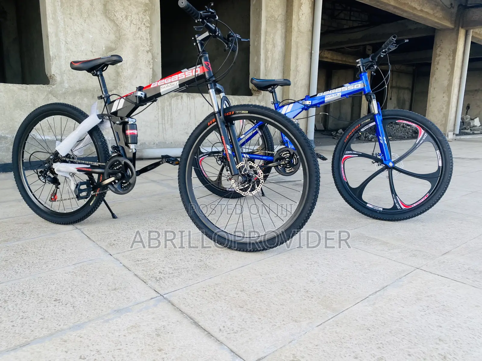 Folding Bergasso Bike 7 Marsh Original Shimano Gear