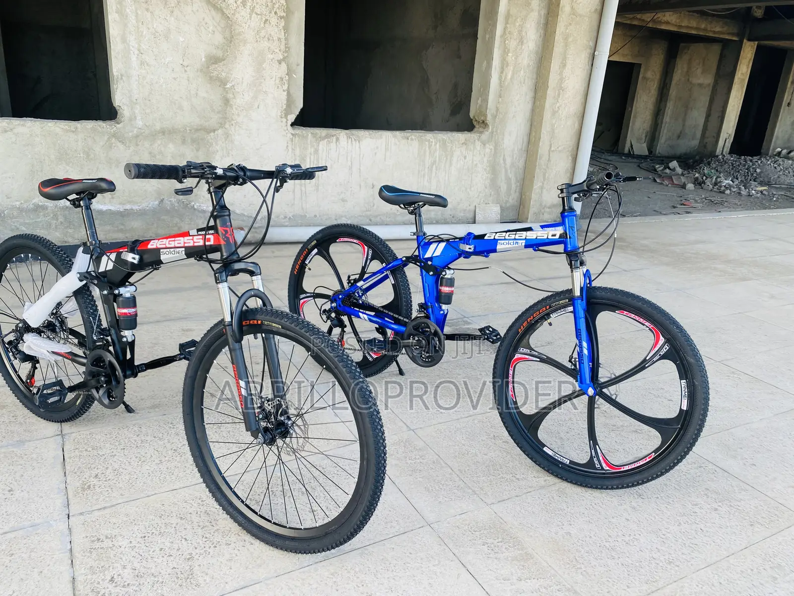 Folding Bergasso Bike 7 Marsh Original Shimano Gear