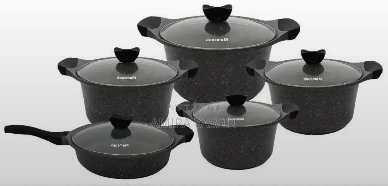 4 የተለያዪ ድስቶች ከነ ክዳናቸው