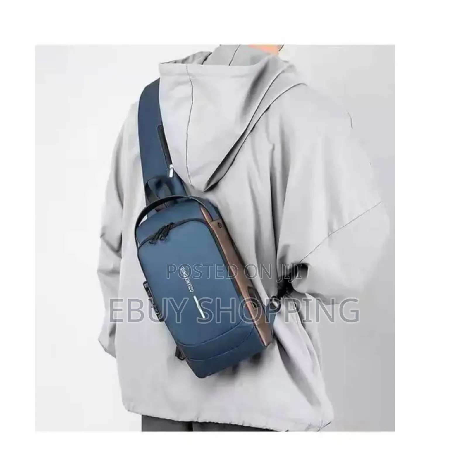 **Usb-Enabled Sling Bag – Stay Charged on-the-Go**