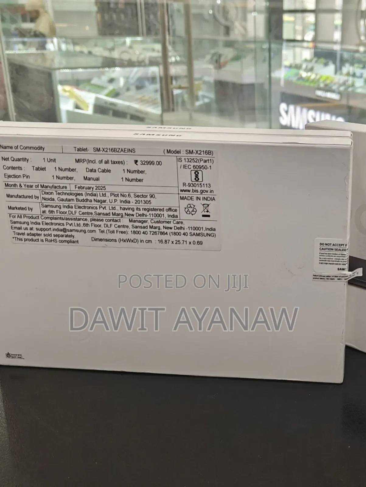 New Samsung Galaxy Tab A9+ 128 GB Silver