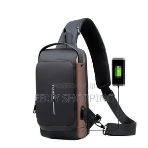 Photo - **Casual Sporty Crossbody Bag – Black Blue Options**