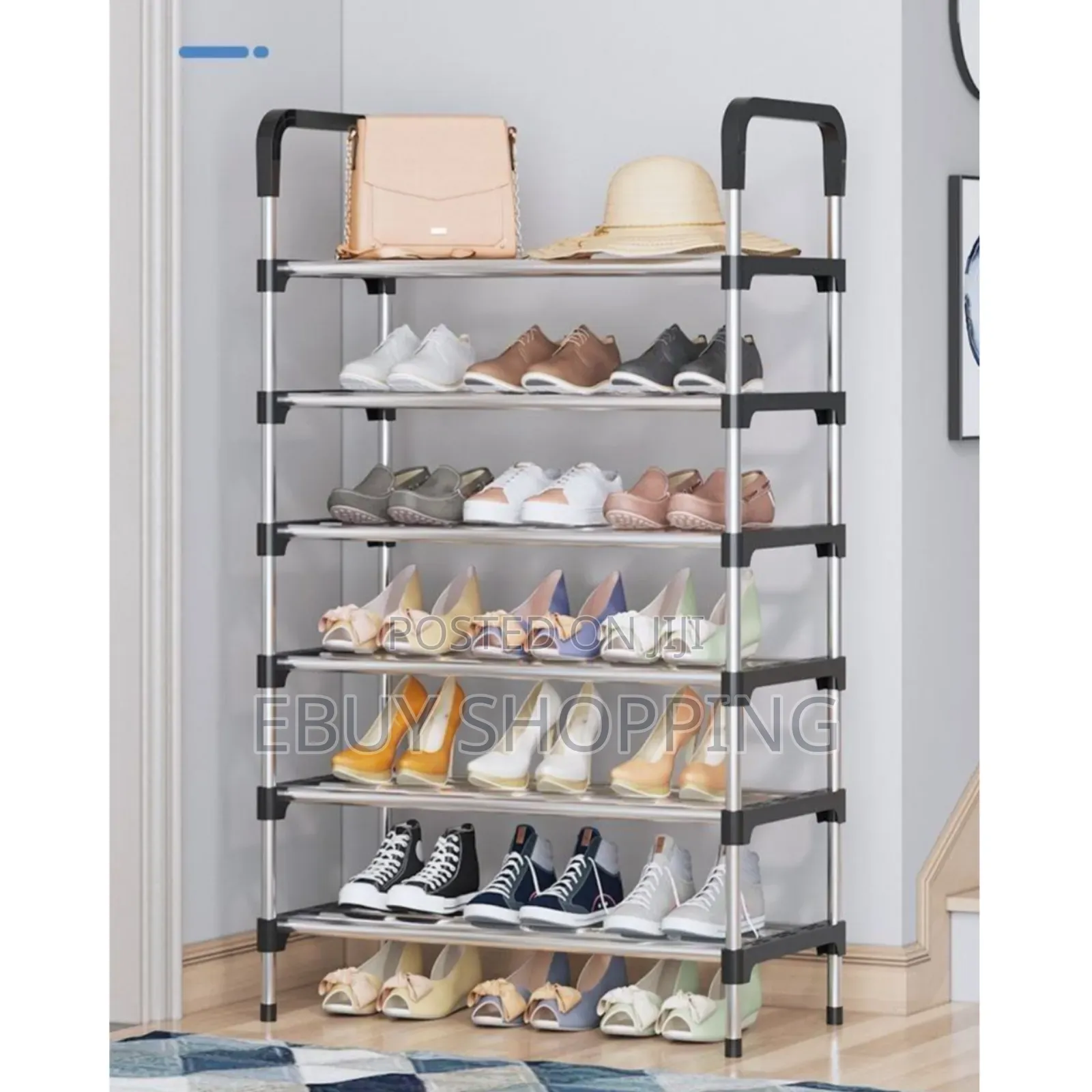 **Foldable Shoe Storage Solution – Quick Setup**