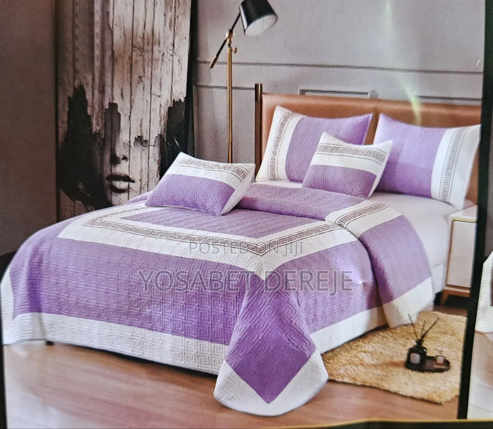 Quality 5picአልጋ ልብስ(Bed Spread)