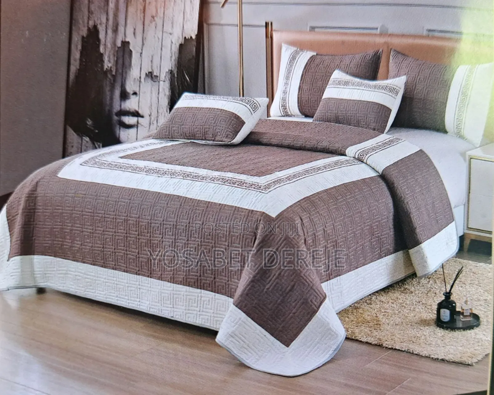 Quality 5picአልጋ ልብስ(Bed Spread)