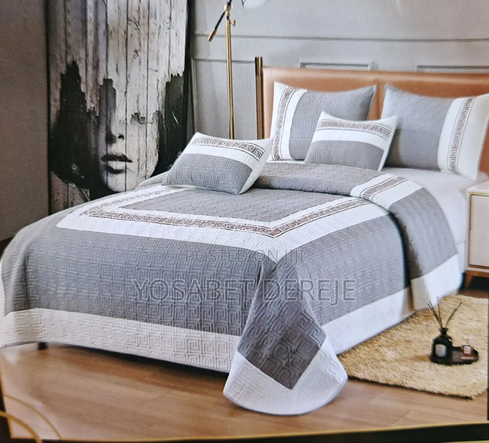 Quality 5picአልጋ ልብስ(Bed Spread)