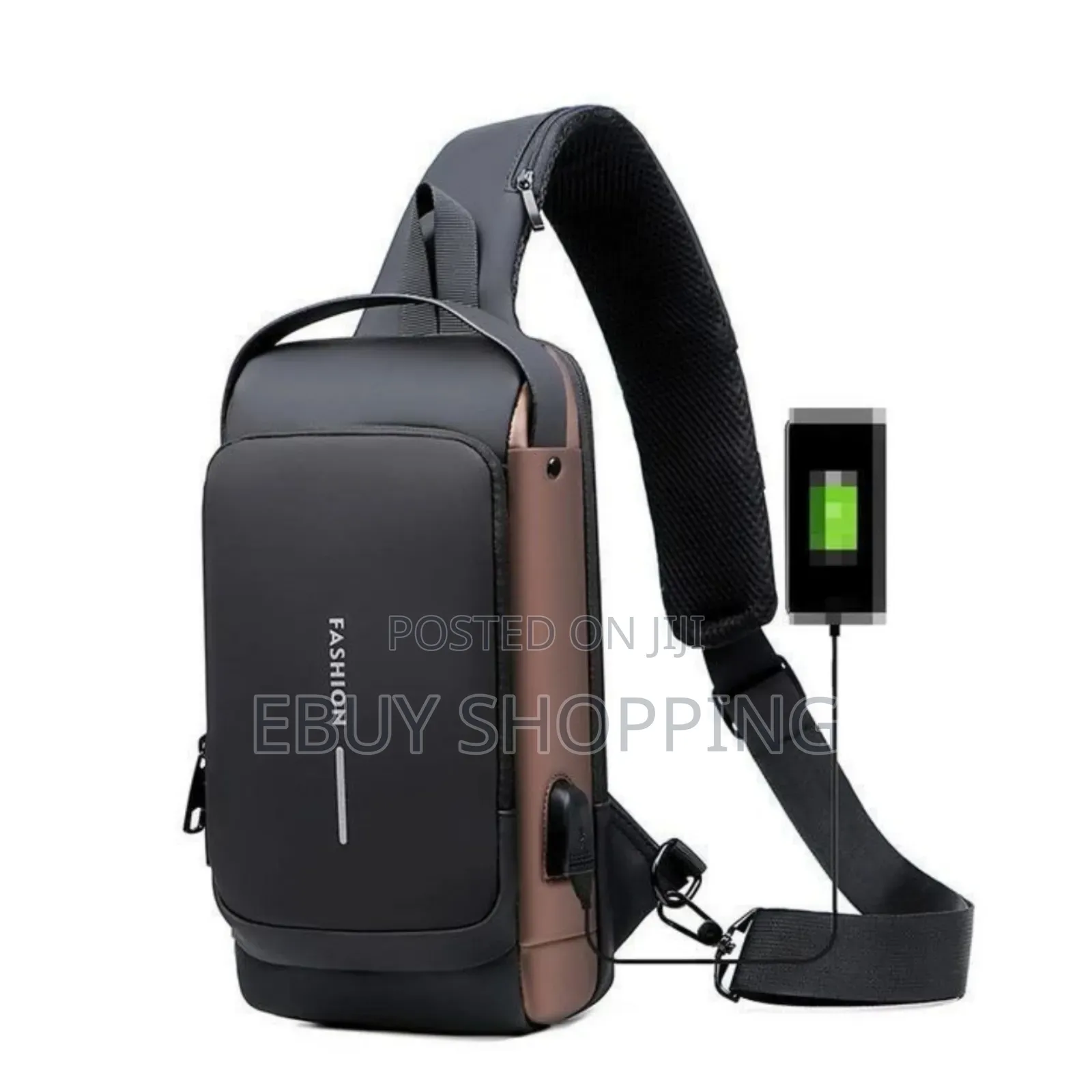 **Travel-Friendly Crossbody Bag With Secure Zippers**