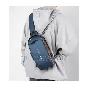 **Travel-Friendly Crossbody Bag With Secure Zippers**