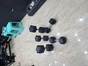 Photo - የአዉሮጳ ስታንዳርድ Hex Dumbbells