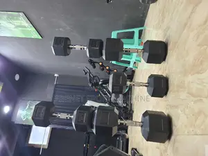 Photo - New Imported የአዉሮጳ ስታንዳርድ የቤት ዉስጥ Hexagonal Dumbbells