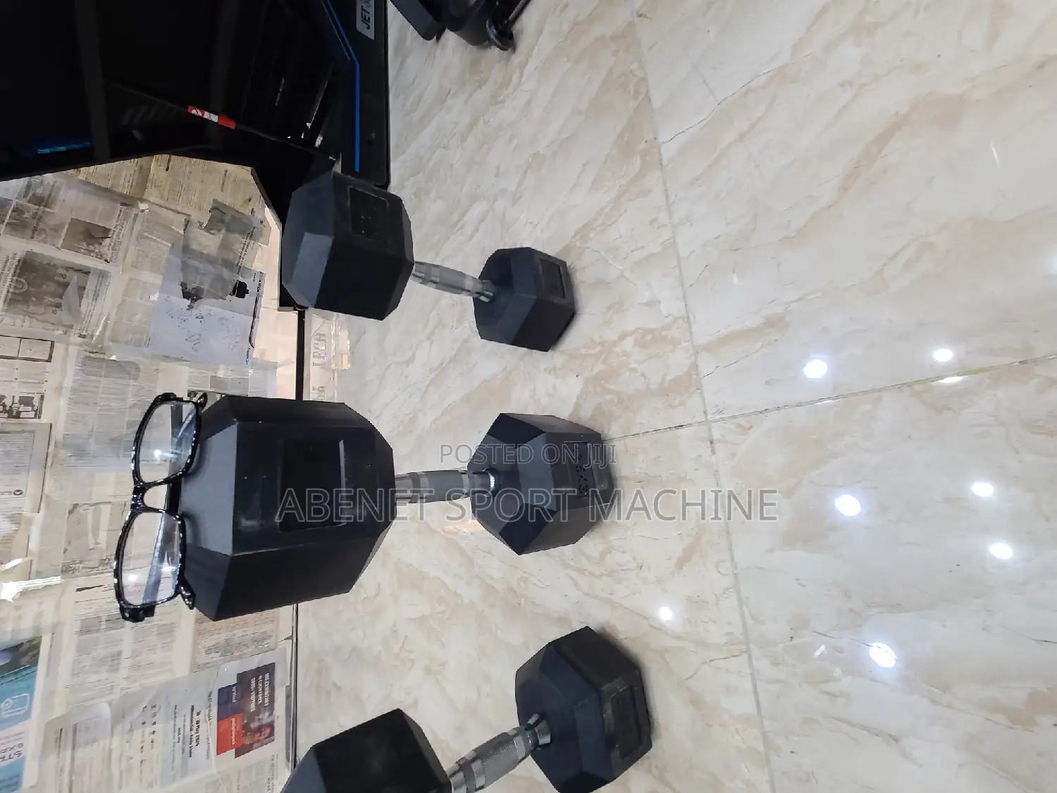 የቤት ዉስጥ የሚሆኑ European Standard Hexagonal Dumbbells