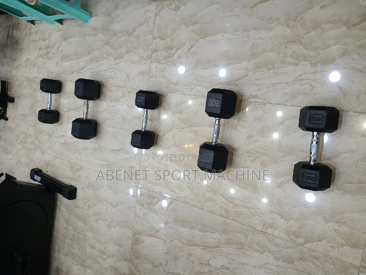 European Standard Hexagonal Dumbbell ለቤቶ