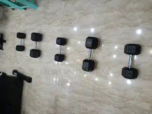 Photo - European Standard Hexagonal Dumbbell ለቤቶ