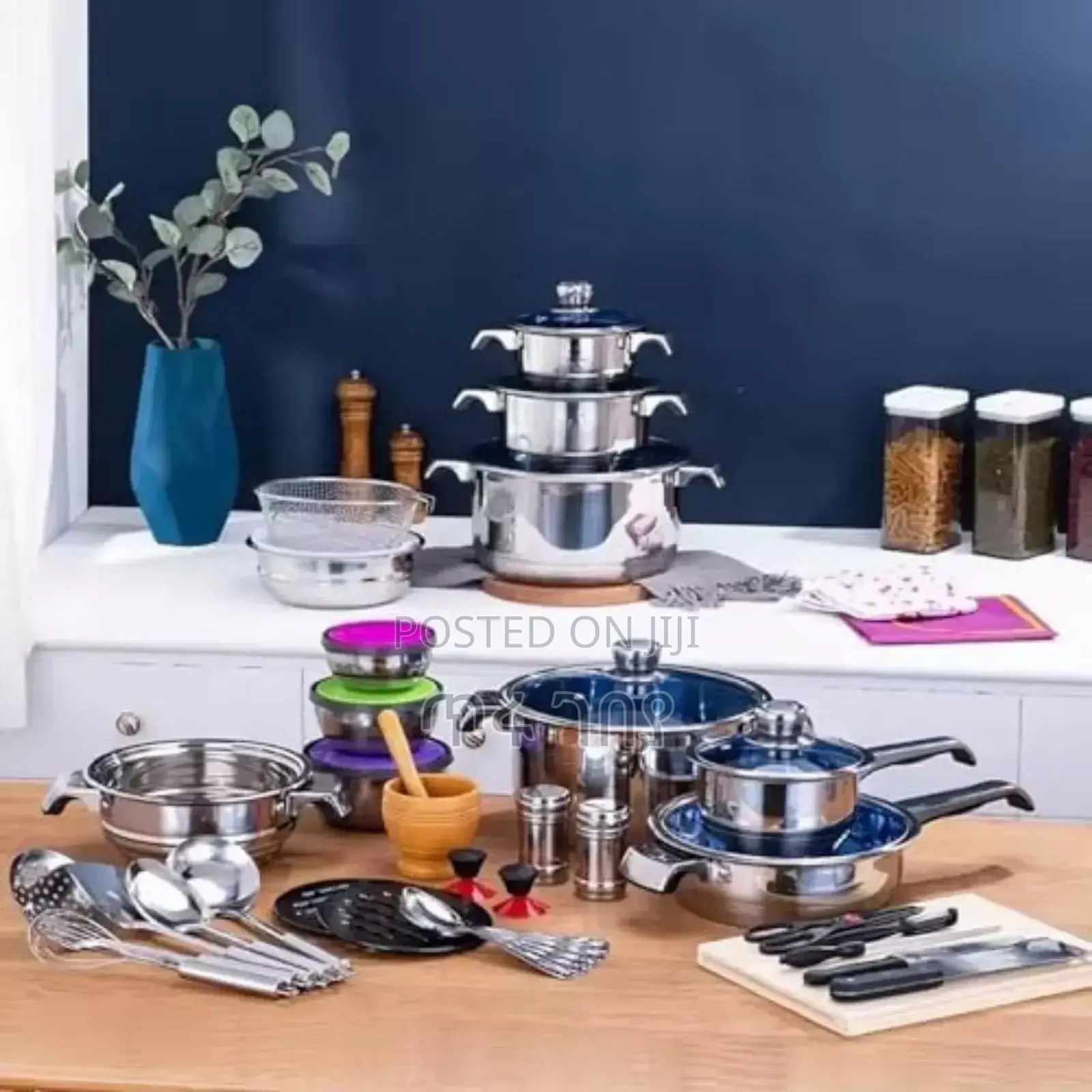 110pc Stainless Steel.Cookware Set