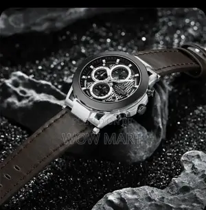 Naviforce ባለ ሌዘር ማስሪያ ኦሪጂናል የወንድ ሰአት