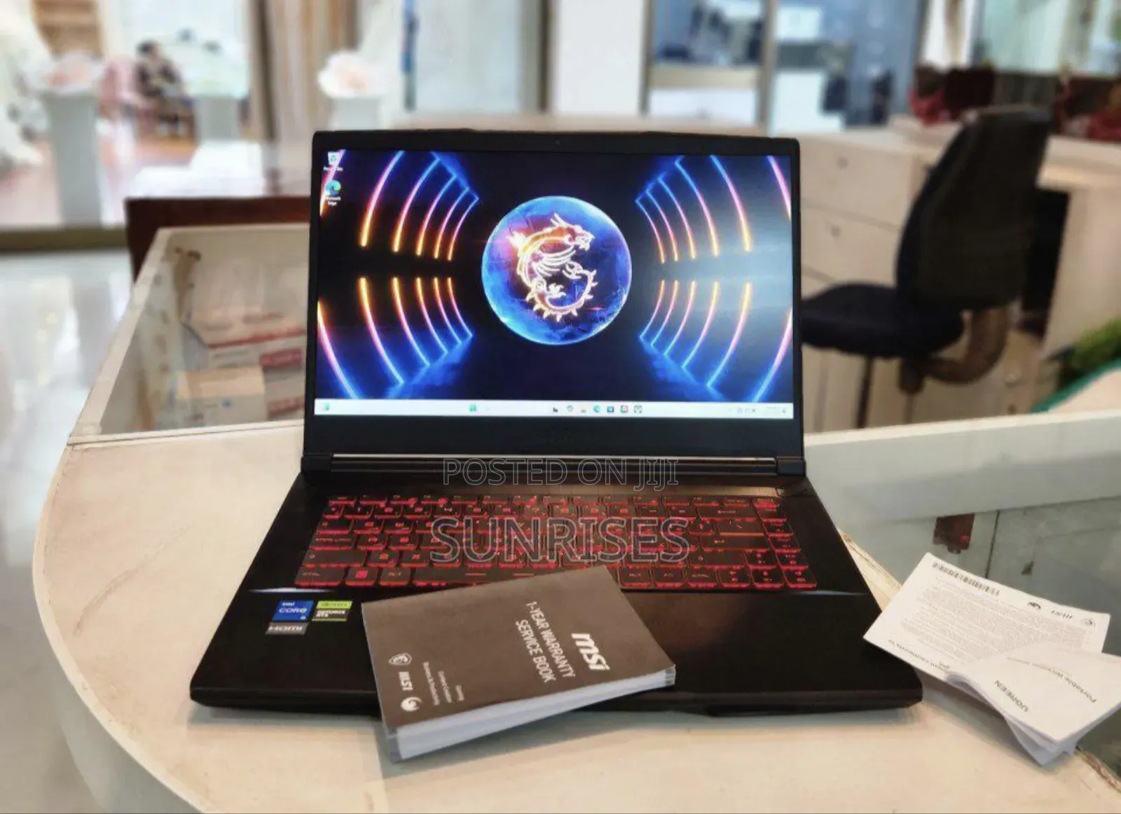 New Laptop MSI Katana GF66 16GB Intel Core I5 SSD 320GB