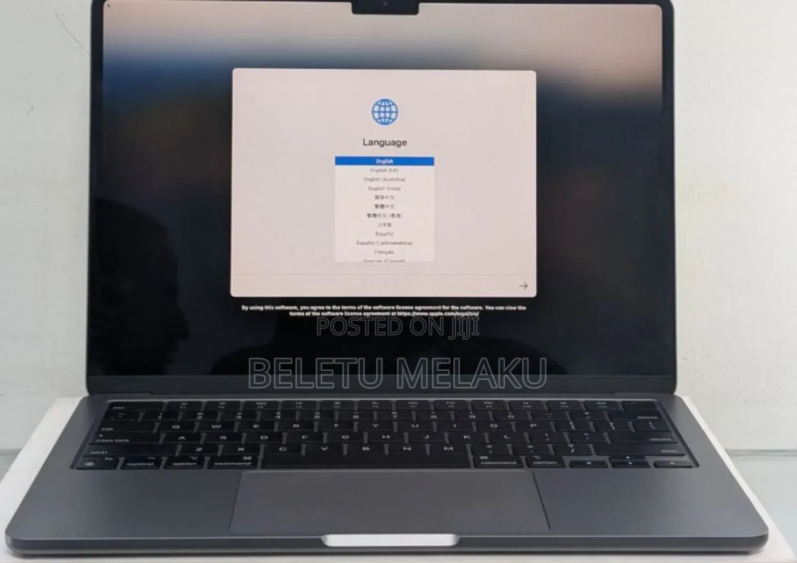 New Laptop Apple MacBook Air 2024 M3 13-Inch 8GB Apple M3 SSD 256GB