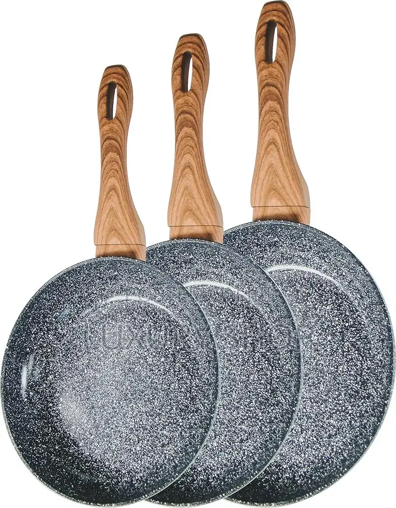 Momcoc Fry Pan Set
 የሴራሚክ መጥበሻ / የማይዝ