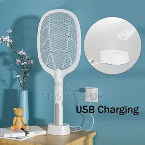 2in1 Electric Mosquito Killer Swatterበኤሌክትሪክ የቢንቢ፣የትንኞች መግደያ
