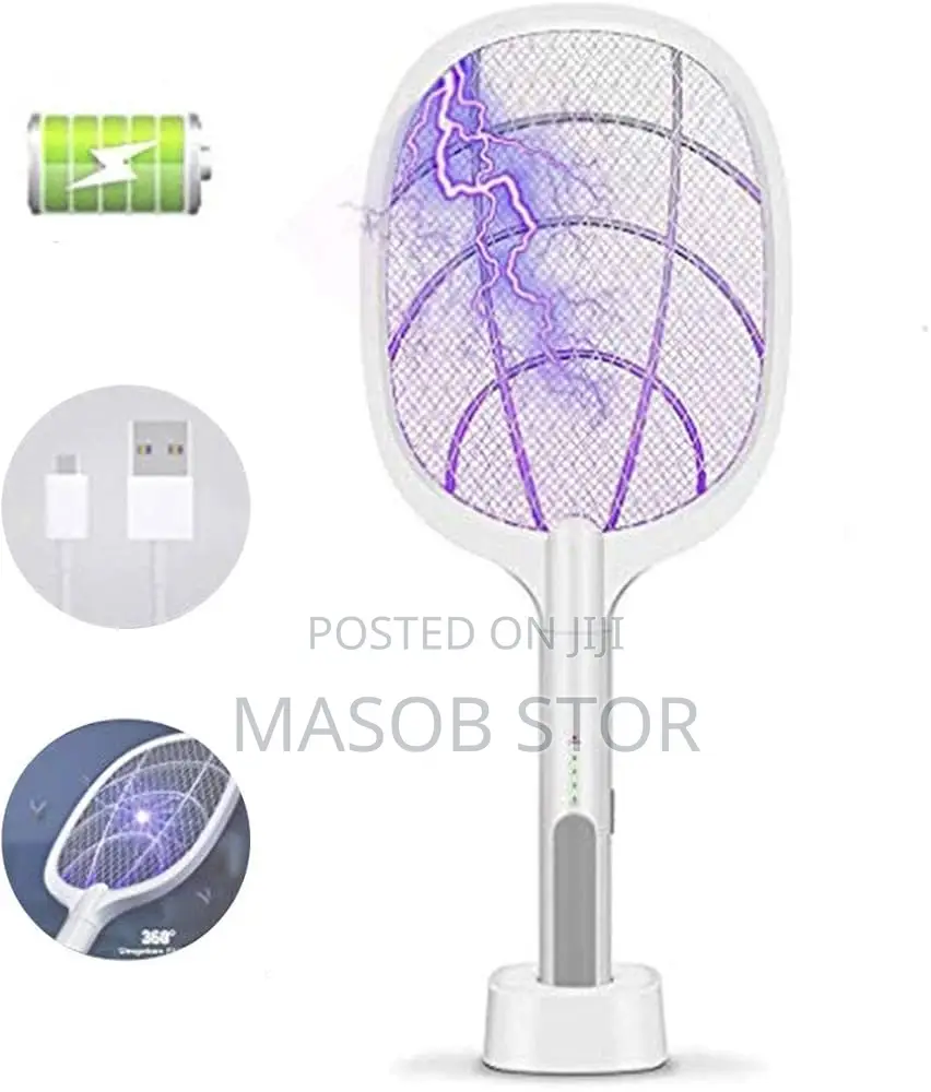 2in1 Electric Mosquito Killer Swatterበኤሌክትሪክ የቢንቢ፣የትንኞች መግደያ