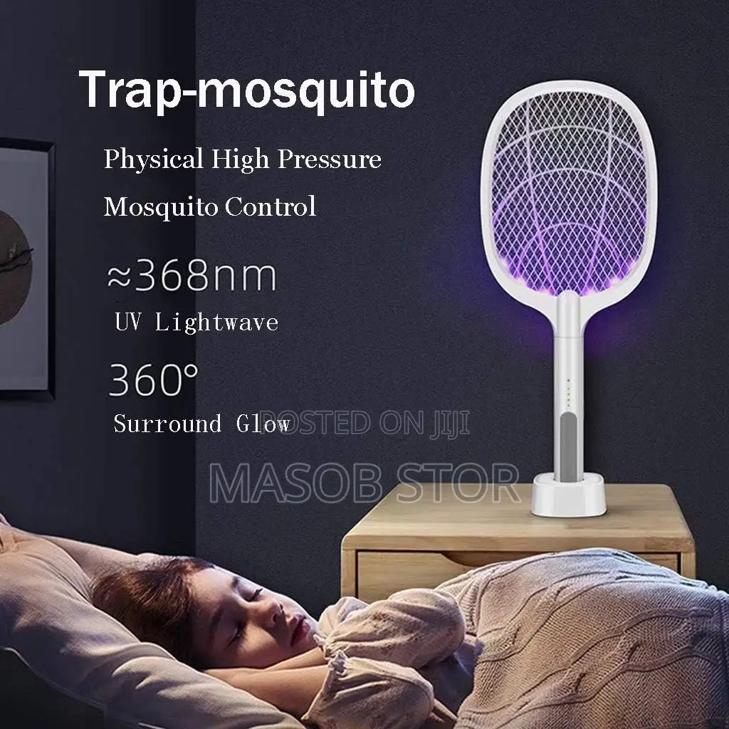 2in1 Electric Mosquito Killer Swatterበኤሌክትሪክ የቢንቢ፣የትንኞች መግደያ