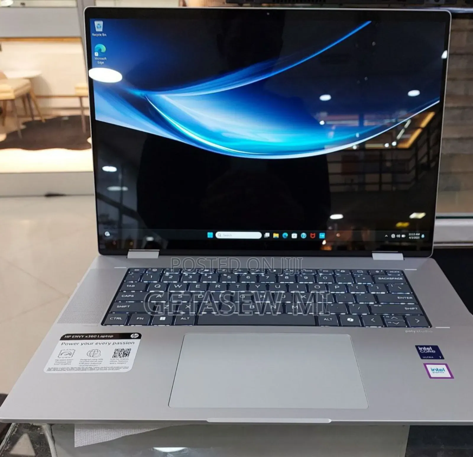 New Laptop HP Envy X360 16GB Intel Core I7 SSD 1T