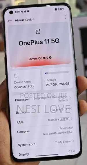New OnePlus 11 256 GB